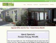 Tablet Screenshot of canvasskin.com
